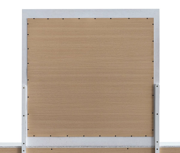 English Elm Mars White Framed Bedroom Wall Mirror with Low Distortion Glass for Clean Modern Decor B078P532716