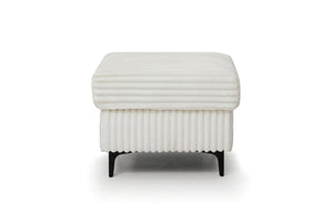 English Elm Houston Compact Upholstered Ottoman Plush Cushioned Seat for Living Room or Bedroom B078P537188