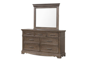 English Elm Stirling Wide Wood Dresser with Felt Lined Drawers and Dovetail Construction for Bedroom B078P549878