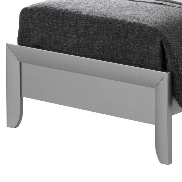 English Elm Contemporary Metallic Twin Bed Frame with Champagne Finish for Guest or Teen Rooms B078S00176