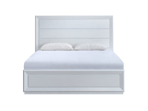 English Elm Mars Full Panel Bed with Picture Frame Trim in Crisp White for Classic Bedrooms B078S00754