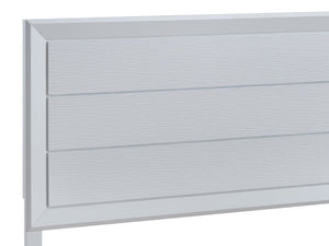 English Elm Mars Full Panel Bed with Picture Frame Trim in Crisp White for Classic Bedrooms B078S00754