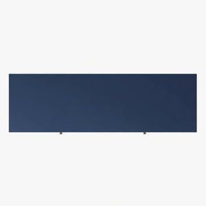 English Elm 47.2" Fluted Matte Six Drawer Dresser Modern Mdf Chest with Soft Close Storage Blue B082P517243