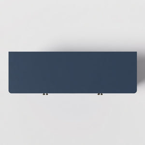 English Elm 58.9 Inch Vintage Blue Sideboard with Bronze Hardware and Adjustable Shelves for Dining B082P517266