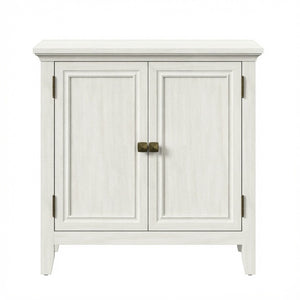 English Elm 27.5"wide Bohemian Fluted Buffet Cabinet with Antique Bronze Handles and Adjustable Shelf B082P529510