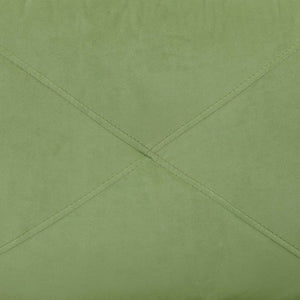 English Elm 95.5 Inch Modular L-Shaped Sectional with Chaise Six Seat Calico Fabric Living Room Sofa Apple Green Flannelette B082S00174