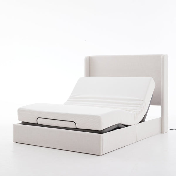 English Elm Caron Queen Adjustable Bed Base with Zero Gravity Wireless Remote and Built-in Massager B083P364041