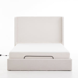 English Elm Caron Queen Adjustable Bed Base with Zero Gravity Wireless Remote and Built-in Massager B083P364041