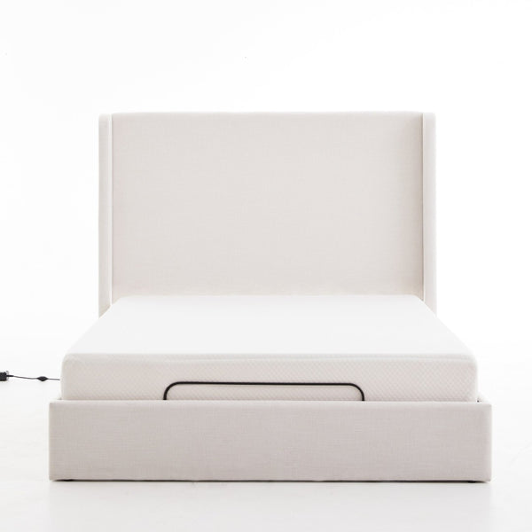 English Elm Caron Queen Adjustable Bed Base with Zero Gravity Wireless Remote and Built-in Massager B083P364041