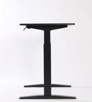 English Elm 47 Inch Manual Height Adjustable Standing Desk with Steel Frame for Home Office B091P183642