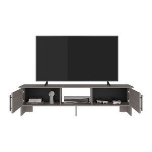 English Elm Noe Thornevia Wide Low Profile Media Console with Open Shelving for Modern Living Rooms B092P524516