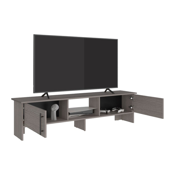 English Elm Noe Thornevia Wide Low Profile Media Console with Open Shelving for Modern Living Rooms B092P524516