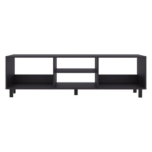 English Elm Ravelle Low Profile 70 Inch TV Stand with Open Shelving for Modern Living Rooms B092P538946