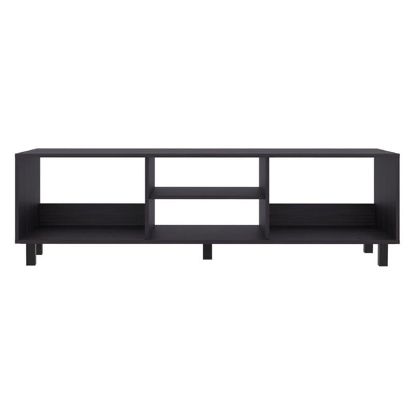 English Elm Ravelle Low Profile 70 Inch TV Stand with Open Shelving for Modern Living Rooms B092P538946