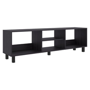 English Elm Ravelle Low Profile 70 Inch TV Stand with Open Shelving for Modern Living Rooms B092P538946