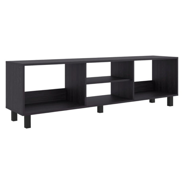English Elm Ravelle Low Profile 70 Inch TV Stand with Open Shelving for Modern Living Rooms B092P538946