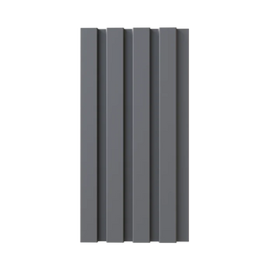 English Elm Decorative Dekowall Warhol Slatted MDF Wall Panels Architectural Gray Finish 23 Sq Ft B097P525253