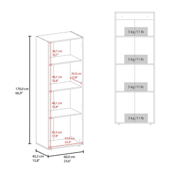 English Elm Modular Closet System Two Piece Tall Cabinet and Base Unit in Dark Walnut Wood B097S00279