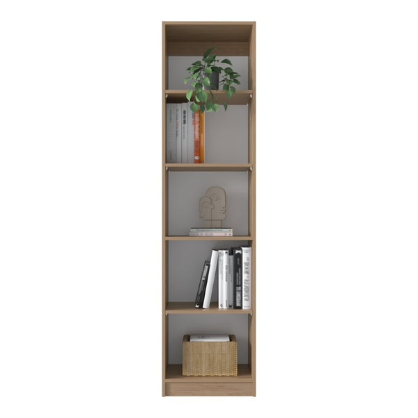 English Elm Bookcase Set Three Piece Natural Oak Tall Storage Wall Unit with Doors Open Shelves B097S00302