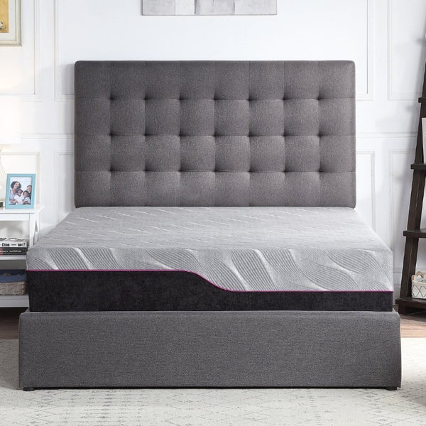 English Elm Bridgevine Home Queen Cooling Gel Memory Foam Mattress with Bamboo Charcoal Knit Cover B108131474