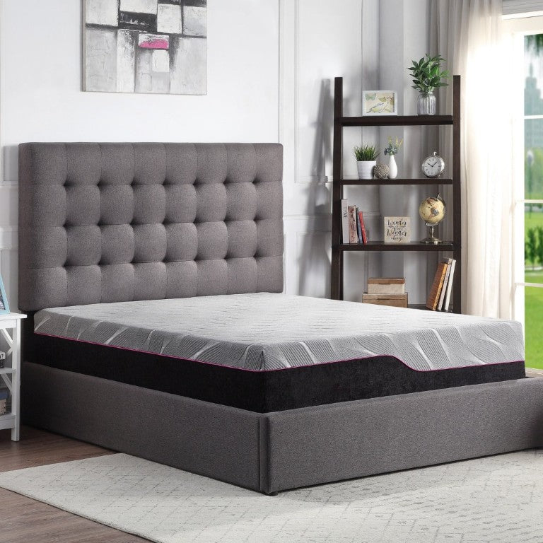 English Elm Bridgevine Home Queen Cooling Gel Memory Foam Mattress with Bamboo Charcoal Knit Cover B108131474