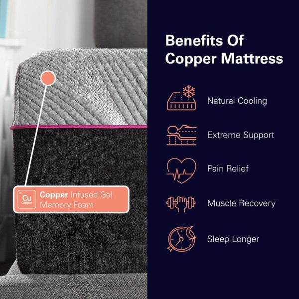 English Elm Bridgevine Home Queen Cooling Gel Memory Foam Mattress with Bamboo Charcoal Knit Cover B108131474