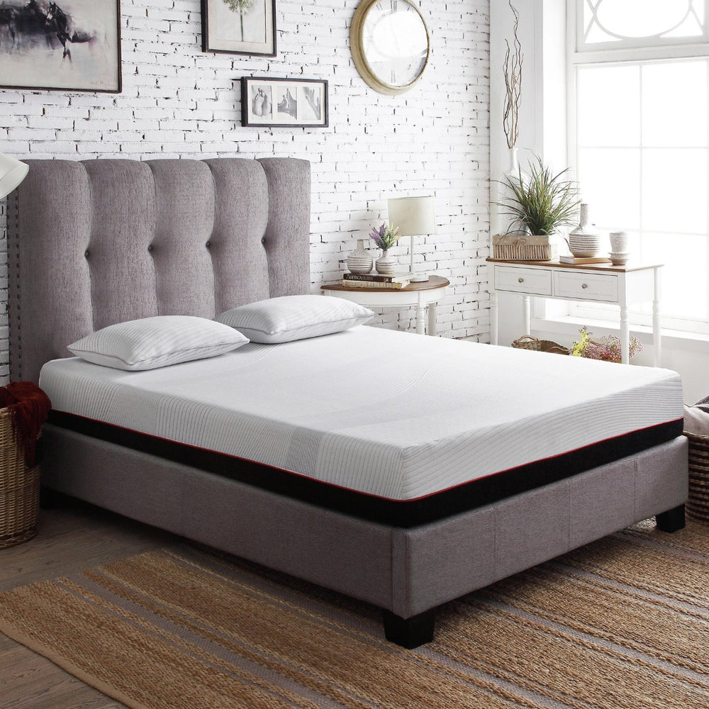 English Elm Bridgevine Copper Infused Memory Foam Cal King Mattress with Cooling Knit Cover B108131479