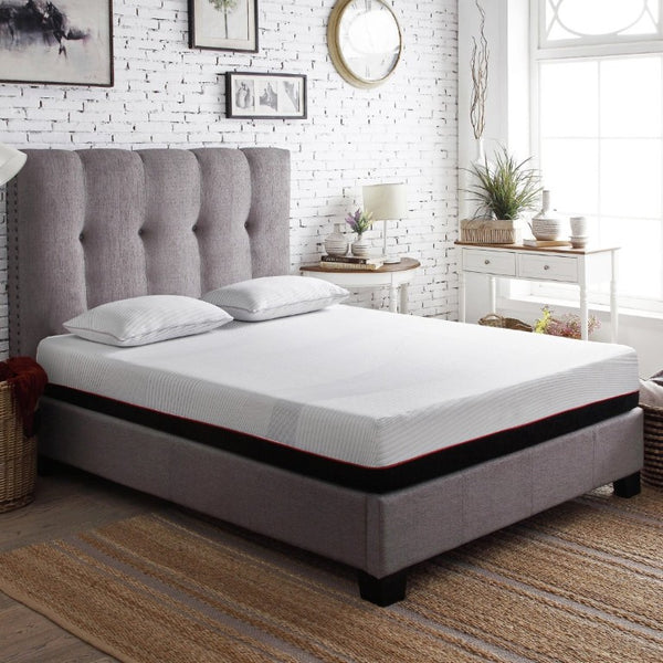English Elm Bridgevine Home Copper Infused Memory Foam Full Mattress with Cooling Knit Cover 10 Inch B108131480