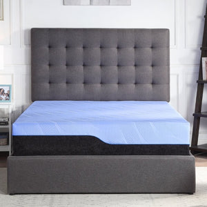 English Elm Bridgevine Home Talalay Latex Hybrid Mattress with Copper Foam and Pocketed Coil Support B108131512