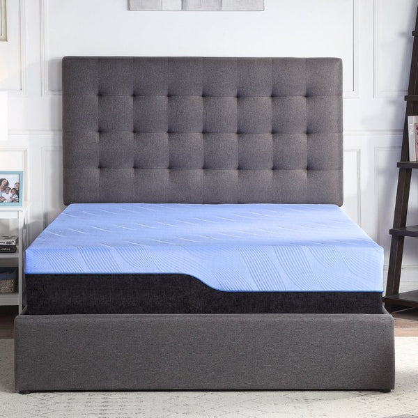 English Elm Bridgevine Home Talalay Latex Hybrid Mattress with Copper Foam and Pocketed Coil Support B108131512
