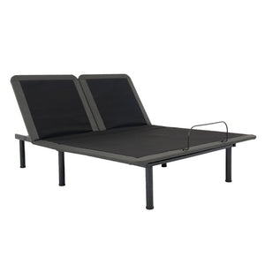 English Elm Queen Adjustable Bed Base with Voice Control and Independent Head Elevation for Two B108131517