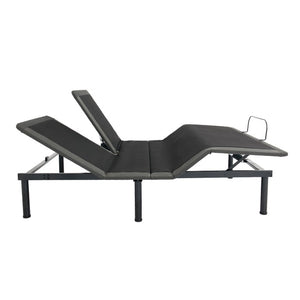 English Elm Queen Adjustable Bed Base with Voice Control and Independent Head Elevation for Two B108131517