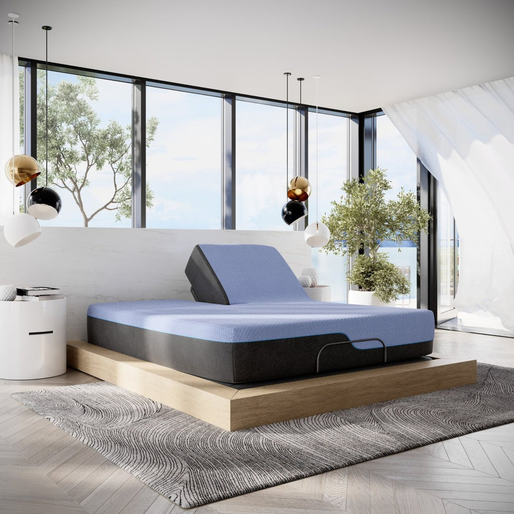 English Elm Bridgevine Home Flex Head Hybrid Queen Mattress with Latex Foam and Cooling Cover B108P160145