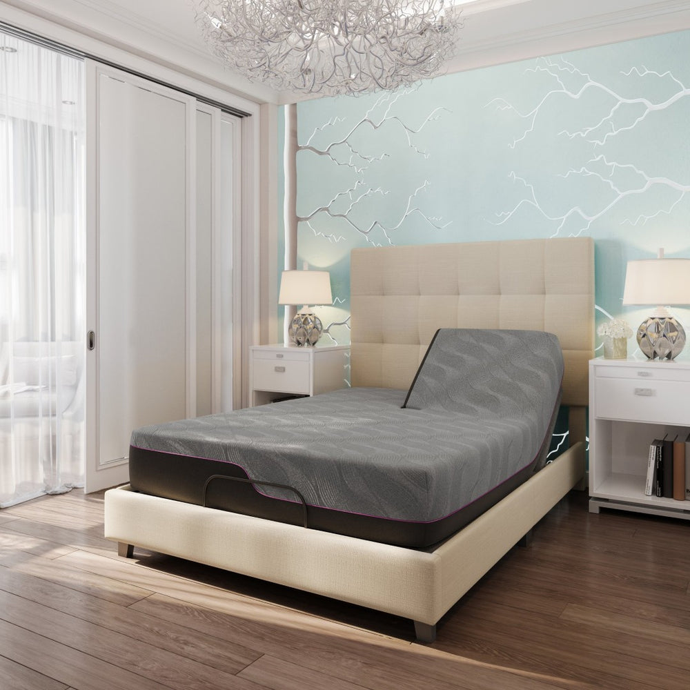 English Elm Bridgevine Talalay Latex King Mattress with Adjustable Head Copper Cooling Foam B108P160219
