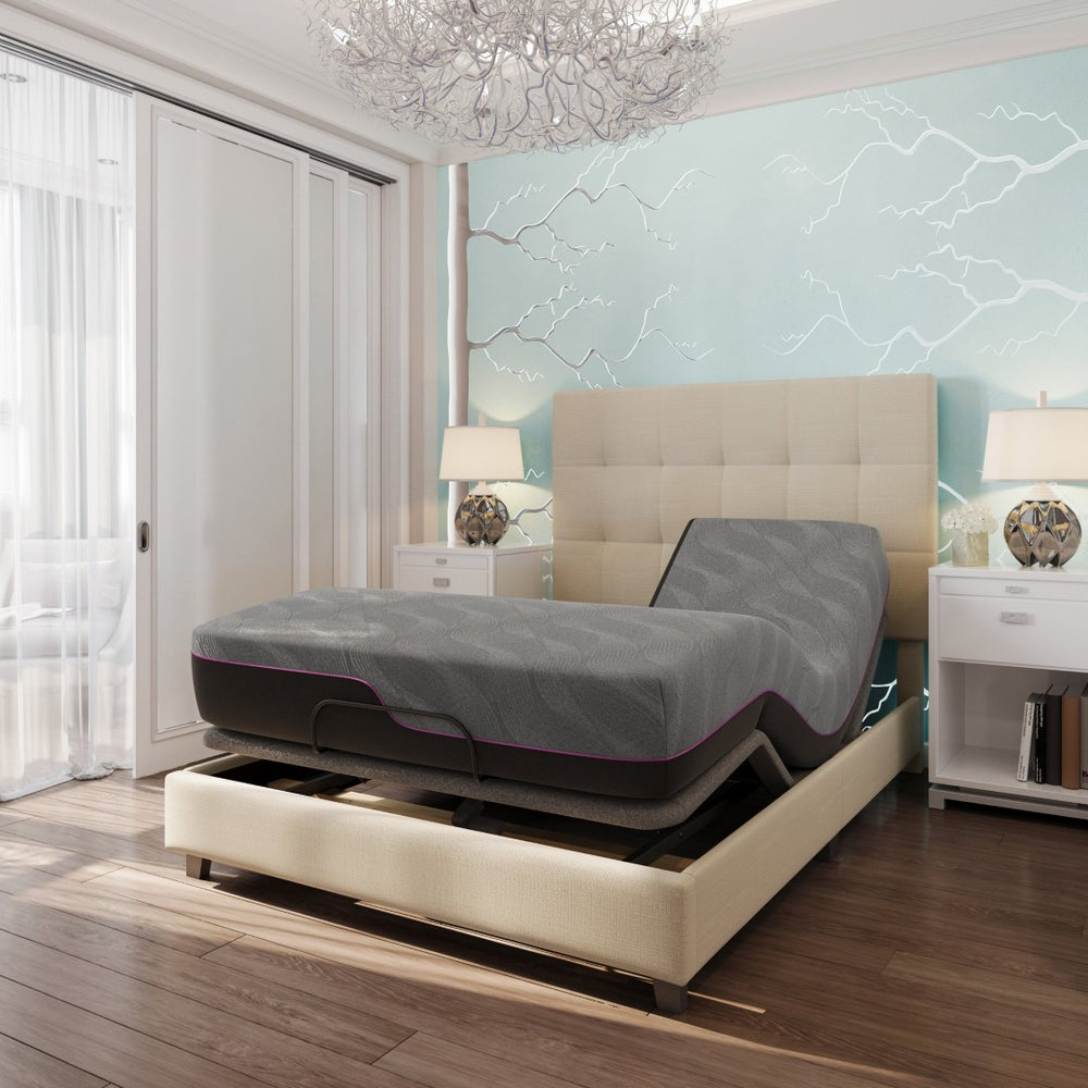 English Elm Bridgevine Talalay Latex King Mattress with Adjustable Head Copper Cooling Foam B108P160219