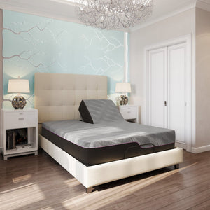 English Elm Bridgevine Talalay Latex King Mattress with Adjustable Head Copper Cooling Foam B108P160219