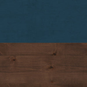 English Elm Nora Farmhouse Modular Storage Cabinet with Wood Veneer Base for Living or Dining Rooms Blue B108P345191