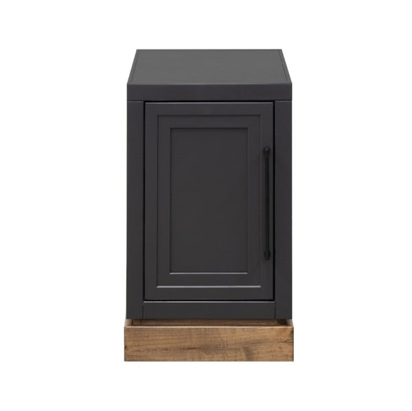 English Elm Nora Slim Farmhouse End Table with Hidden Cabinet Storage for Living Room B108P427295