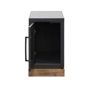 English Elm Nora Slim Farmhouse End Table with Hidden Cabinet Storage for Living Room B108P427295