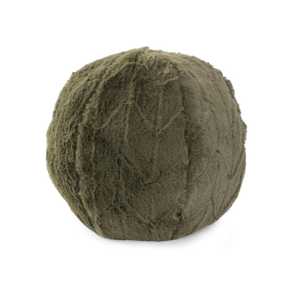 Howard Elliott Angora Round Pillow - Luxuriously Soft Faux Fur For Stylish Home Decor And Cozy Comfort Options Green Faux Fur B12-1091-howard-elliott