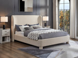 Penny Beige Polyester Fabric Full Bed B1205Beige-F Meridian Furniture