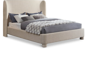 Penny Beige Polyester Fabric King Bed B1205Beige-K Meridian Furniture