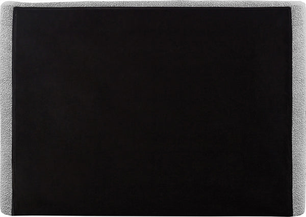 Penny Grey Boucle Fabric Full Bed B1206Grey-F Meridian Furniture