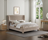 Penny Beige Chenille Fabric Full Bed B1207Beige-F Meridian Furniture