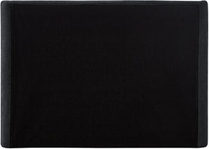 Penny Black Chenille Fabric Queen Bed B1207Black-Q Meridian Furniture