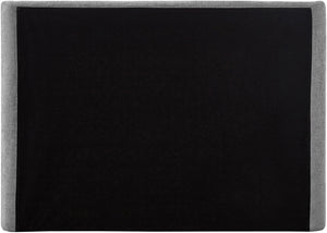 Penny Light Grey Chenille Fabric Queen Bed B1207Grey-Q Meridian Furniture