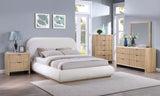 Vaughn Cream King Bed B1208Cream-K Meridian Furniture