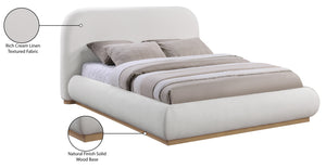 Vaughn Cream Queen Bed B1208Cream-Q Meridian Furniture