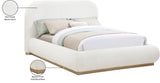 Vaughn Cream Queen Bed B1209Cream-Q Meridian Furniture