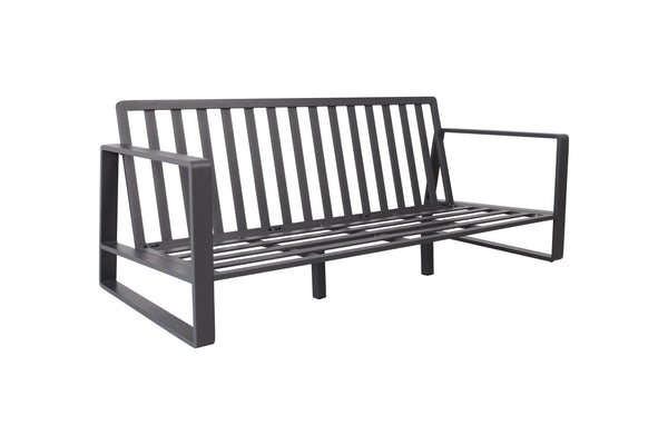 English Elm Three-seat Sofa Set with Rectangular Coffee Table Milky White Upholstered Living Room B120P293370
